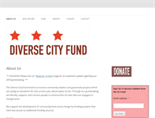 Tablet Screenshot of diversecityfund.org